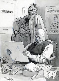 Frank Reynolds - \'My Dear Carl, I Congratulate You! This Cartoon Of Churchill, Reduced To Smoking Cigarettes, Should Put New Heart Into Our People!\'