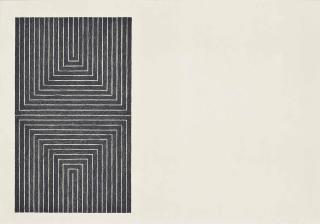 Frank Stella - Arundel Castle, from: Black Series I