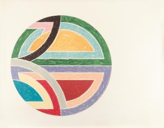 Frank Stella - Bl. 1 aus : Sinjerli Variation