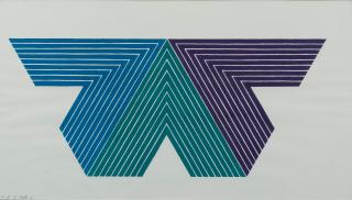 Frank Stella - Black Adder from V series, 1968