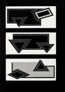 Frank Stella - Black Stack, from Stacks