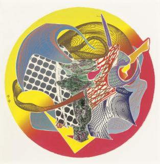 Frank Stella - Calnogor, from Imaginary Places II