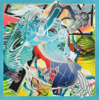 Frank Stella - Cantahar from Imaginary Places III