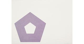 Frank Stella - Charlotte Tokayer, from Purple Series