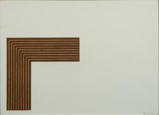Frank Stella - Creede I from Copper series, 1970