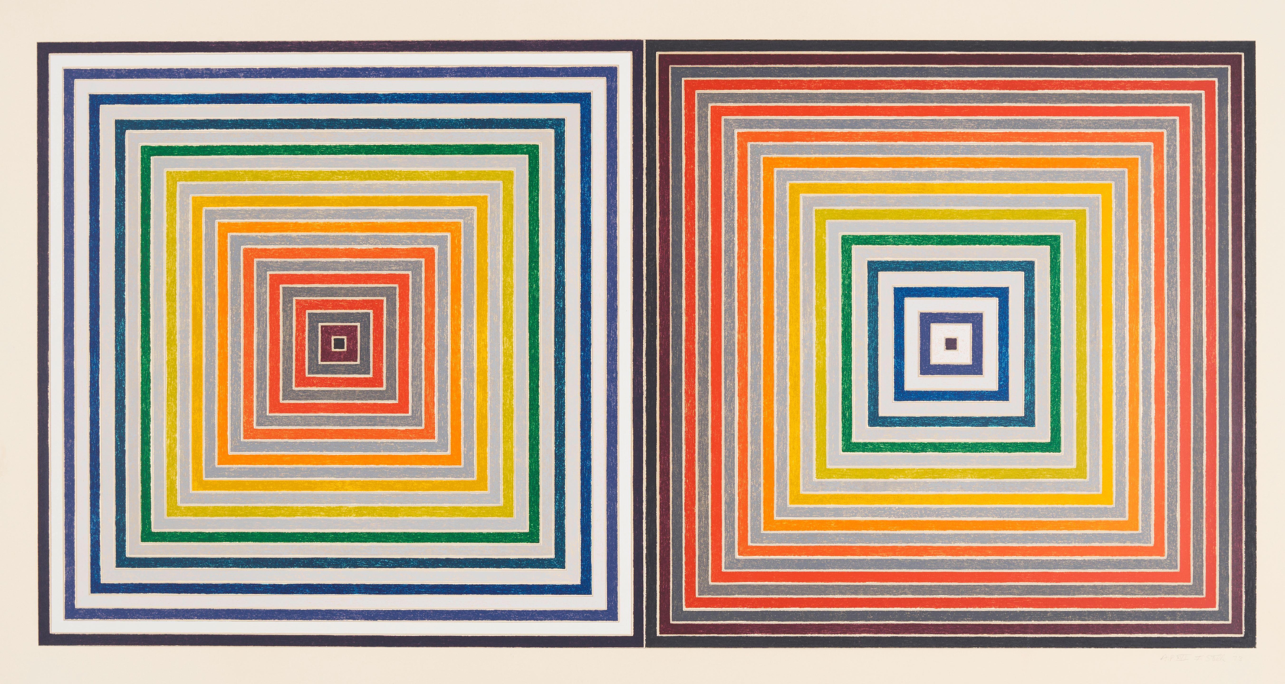 Frank Stella - Double Gray Scramble