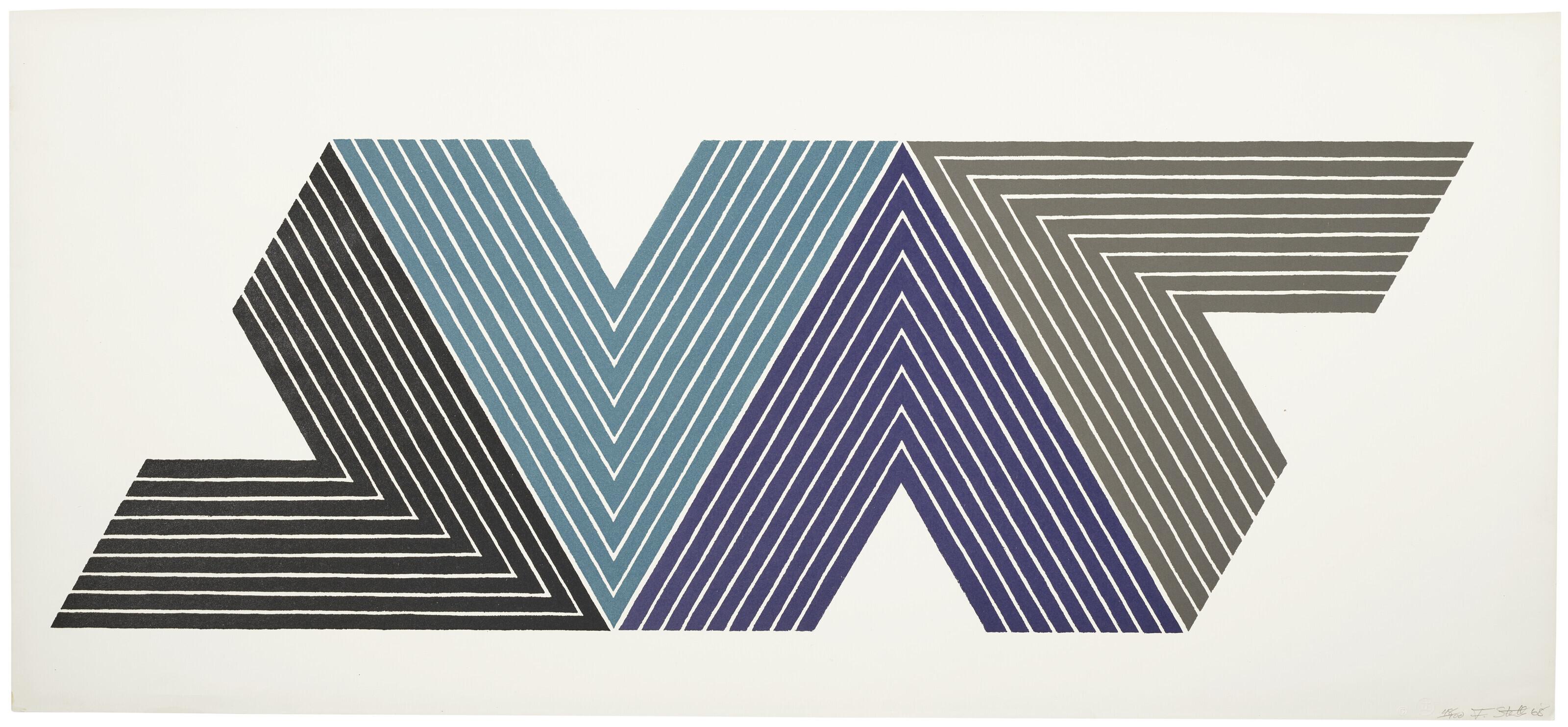 Frank Stella - Empress of India I, from V Series