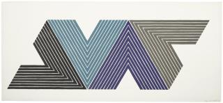 Frank Stella - Empress of India I, from V Series