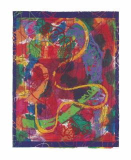 Frank Stella - Estoril Five II, from Circuits (A. 141; Tyler 564)