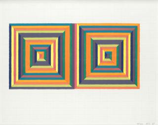 Frank Stella - Fortin de las Flores (First Version), from \'Ten from Leo Castelli Series\'