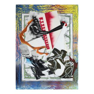 Frank Stella - Going Abroad, from Waves II