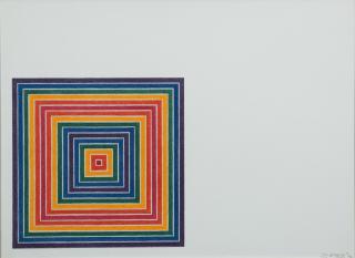 Frank Stella - Gran Cairo from multicolored squares, 1972