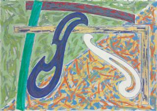 Frank Stella - Green Solitaire