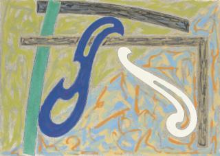 Frank Stella - Green solitaire