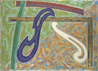 Frank Stella - Green Solitaire