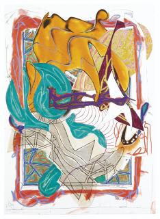 Frank Stella - Hark!, from  The Waves