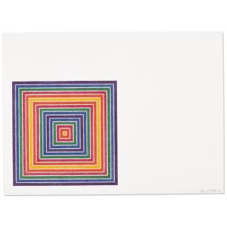 Frank Stella - Honduras Lottery Co., from Multicolored Squares I
