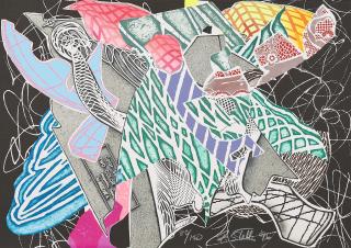 Frank Stella - Hudson River Valley Portfolio Print.
