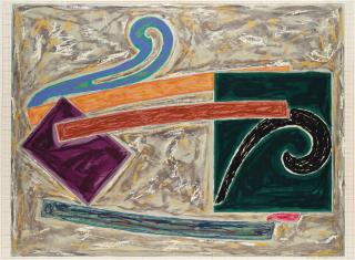 Frank Stella - Inaccessible Island Rail, from  Exotic Bird Series