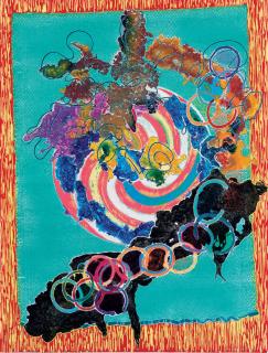 Frank Stella - Juam (State I), from Imaginary Places