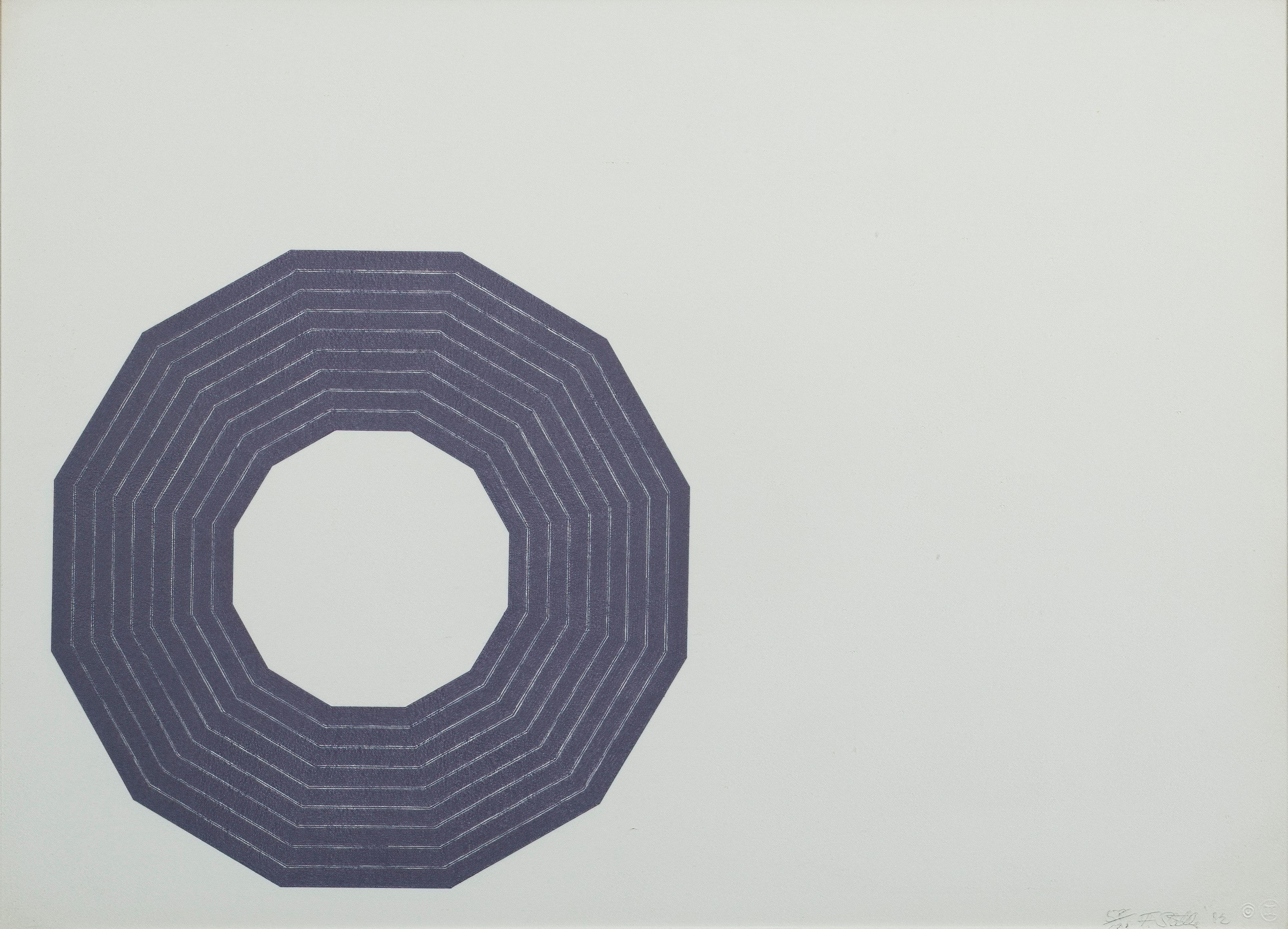 Frank Stella - Kay Bearman from purple series, 1972