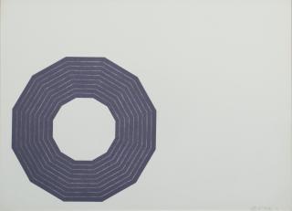 Frank Stella - Kay Bearman from purple series, 1972