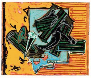 Frank Stella - La Penna di Hu