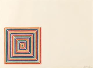 Frank Stella - Line Up, from Jasper\'s Dilemma