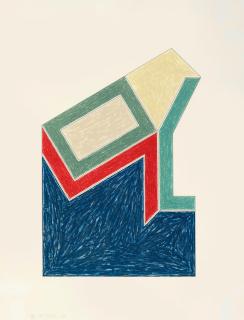 Frank Stella - Moultonville, from Eccentric Polygons series