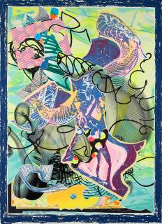 Frank Stella - Nemrik (Aus: Near East Series).