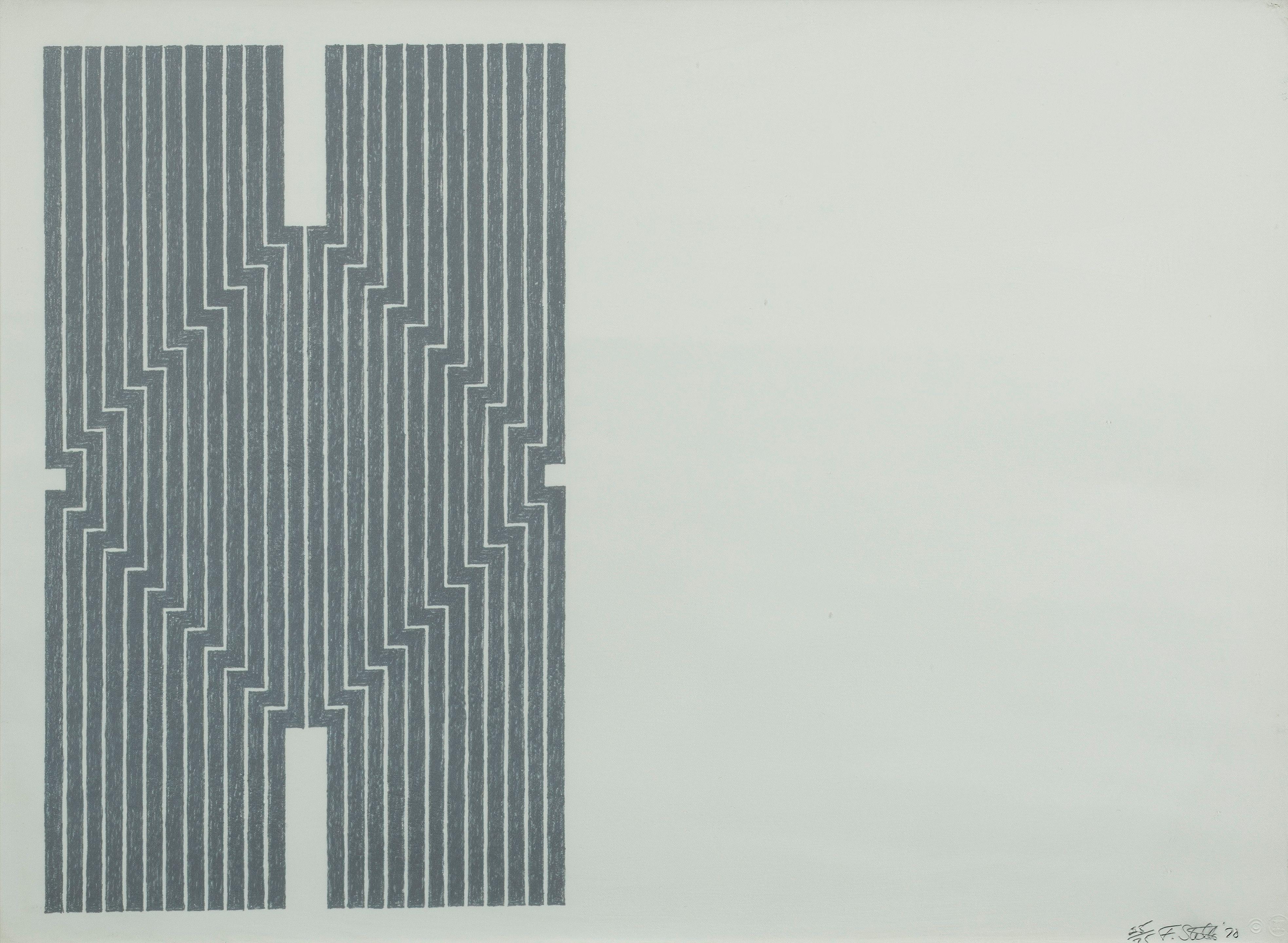 Frank Stella - Newstead Abbey from Aluminium series, 1970