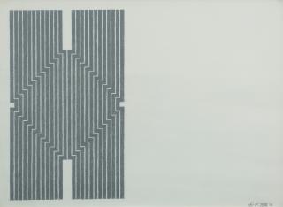 Frank Stella - Newstead Abbey from Aluminium series, 1970