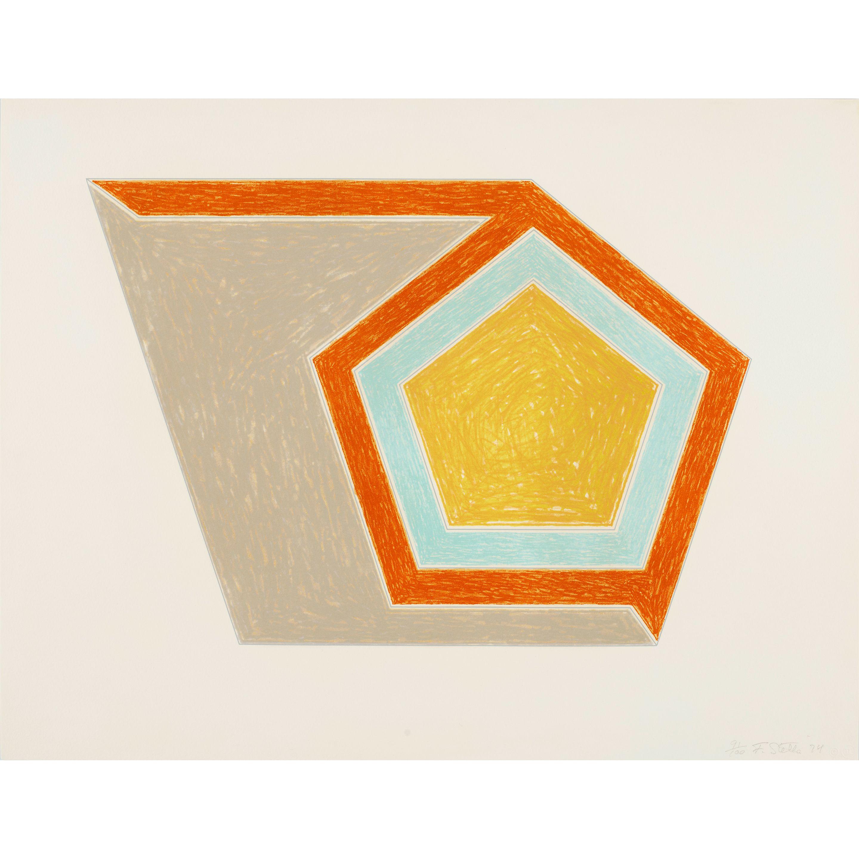 Frank Stella - Ossipee, from Eccentric Polygons