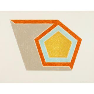 Frank Stella - Ossipee, from Eccentric Polygons
