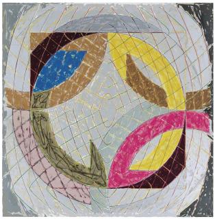 Frank Stella - Polar Co-ordinates VIII, from Polar Co-ordinates for Ronnie Peterson