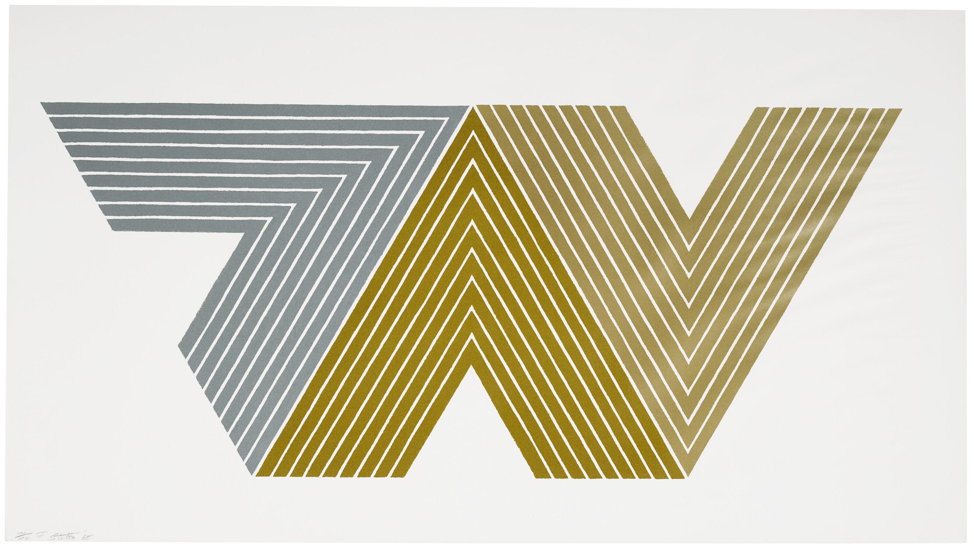 Frank Stella - Quathlamba II, from V Series