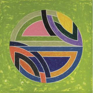 Frank Stella - Sinjerli Variation Squared with Colored Ground II (A. 131)