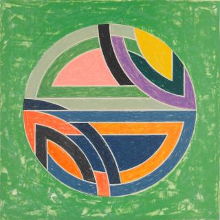 Frank Stella - Sinjerli Variation Squared with Colored Ground II
