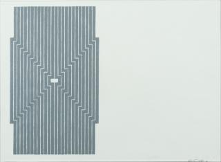 Frank Stella - Six Mile Bottom from the Aluminum series,1970