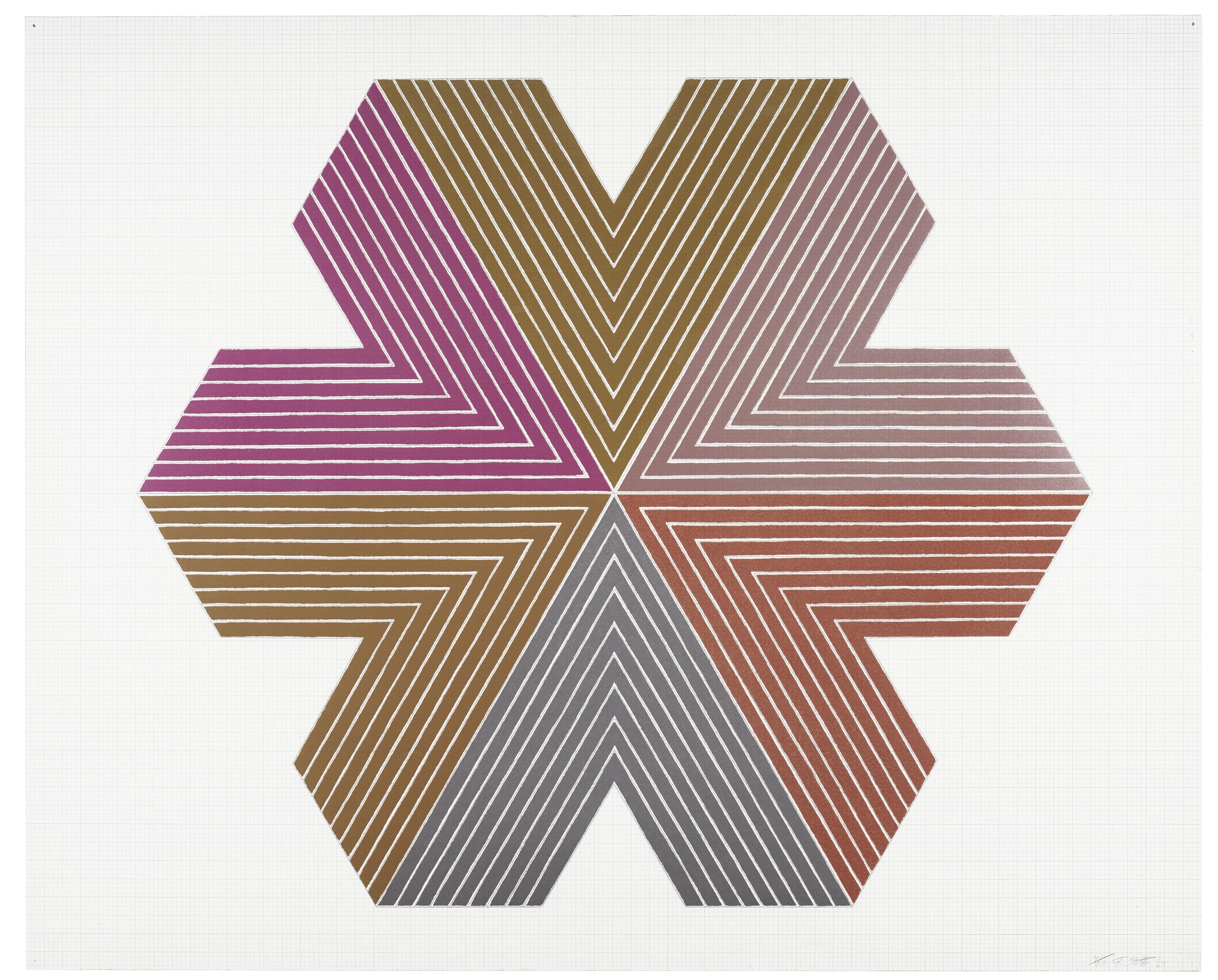 Frank Stella - Star of Persia I, from Star of Persia Series