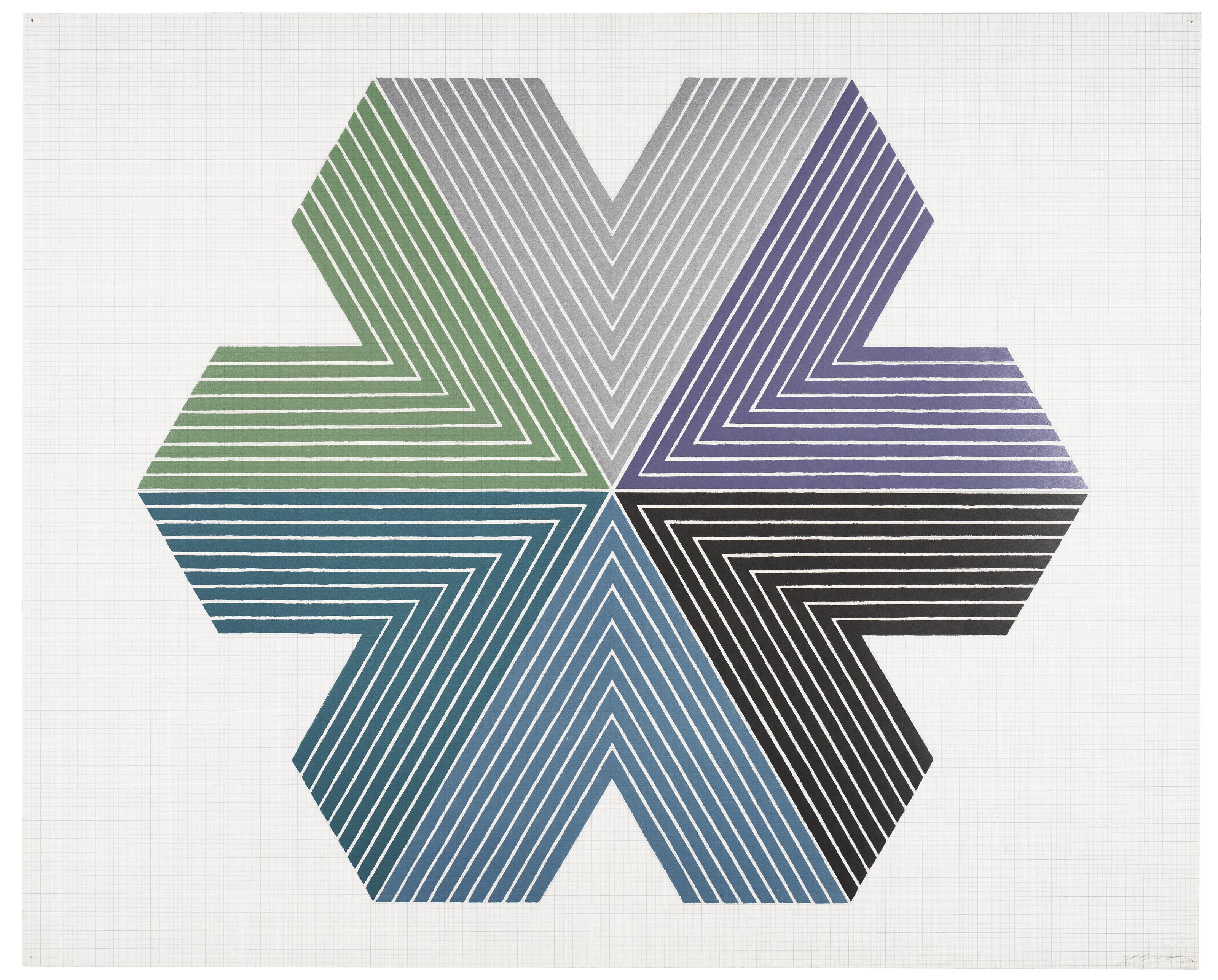Frank Stella - Star of Persia II, from Star of Persia Series