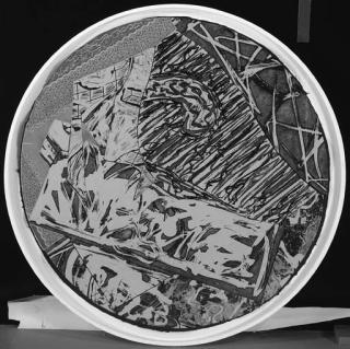 Frank Stella - Swan Engraving Circle I, State II (Tyler 591:FS50; Axsom 169B)