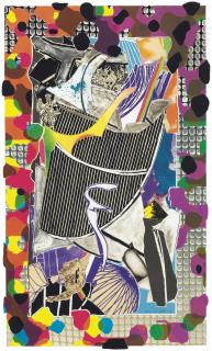 Frank Stella - The Battering Ram, from Moby Dick Deckle Edges