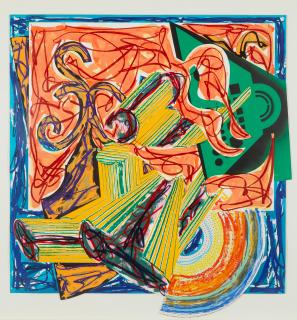 Frank Stella - The Butcher Came and Slew the Ox from Had Gadya