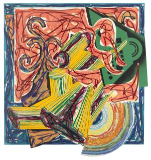 Frank Stella - The Butcher Came And Slew The Ox, From: Had Gadya