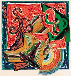 Frank Stella - The Butcher Came And Slew The Ox, Plate 8 From Illustrations After El Lissitsky\'S Had Gadya