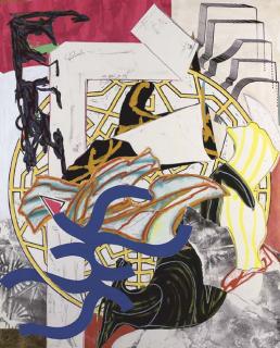 Frank Stella - The Hyena, from The Waves II