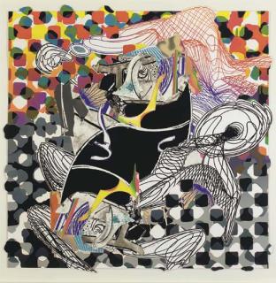 Frank Stella - The Pequod Meets The Jeroboam. Her Story, From Moby Dick Deckle Edges
