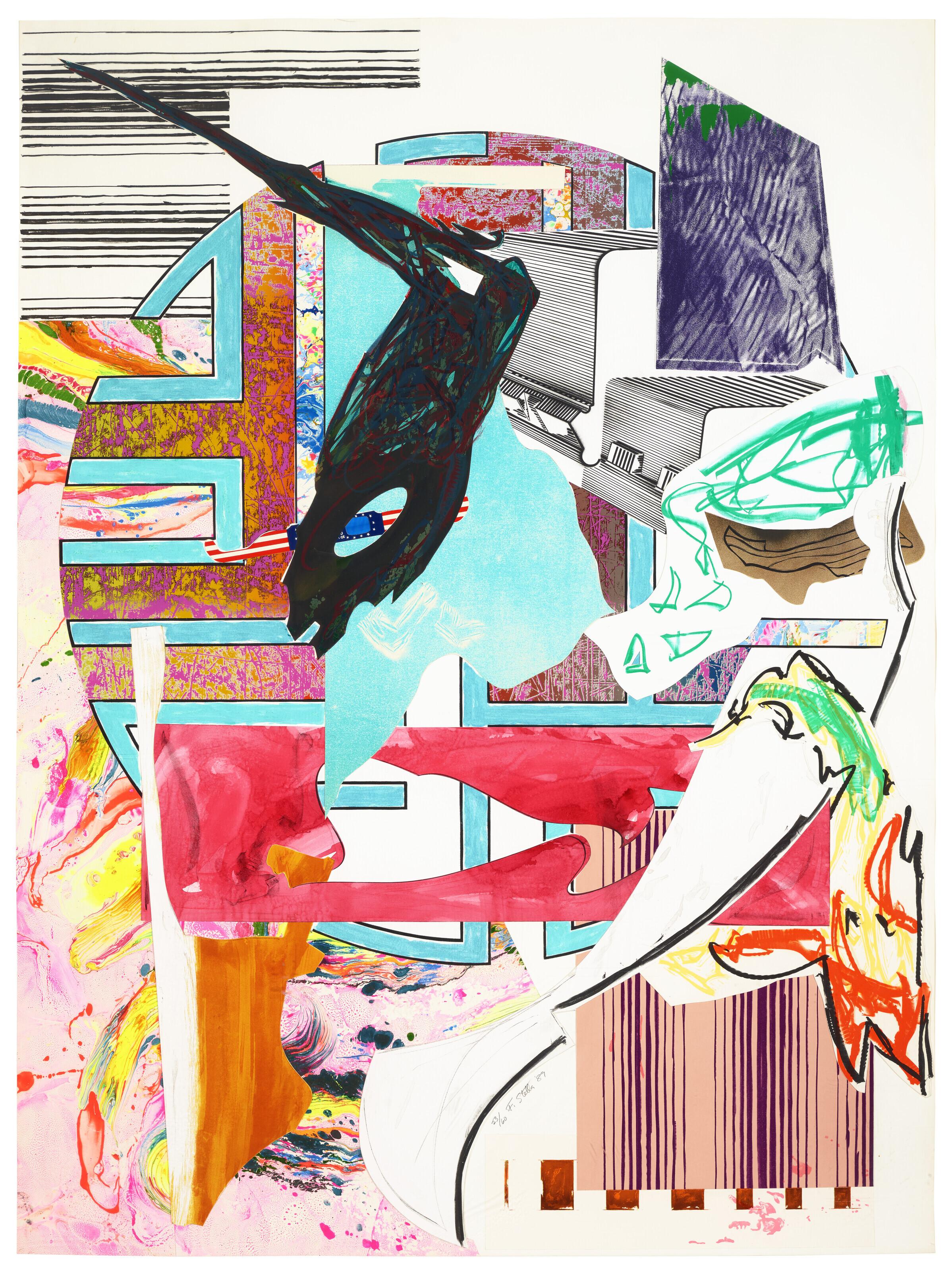 Frank Stella - The Quarter Deck, from The Waves