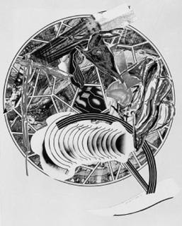Frank Stella - The Whale as a Dish, Plate 6 from The Waves